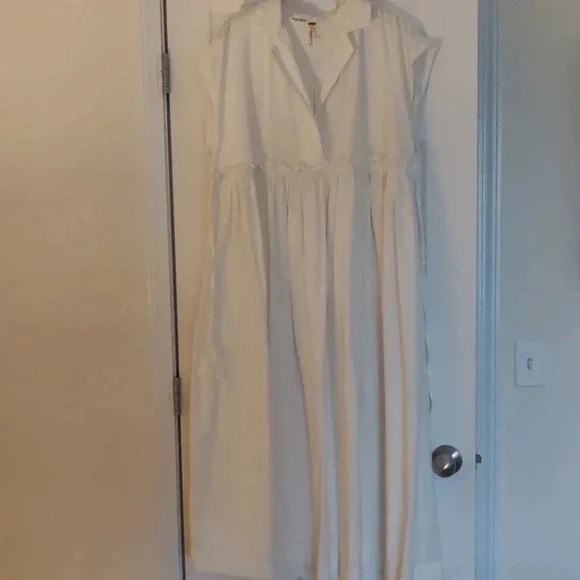 Free People X Revolve All Occasions Shirt Dress Sz M - Picture 6 of 6